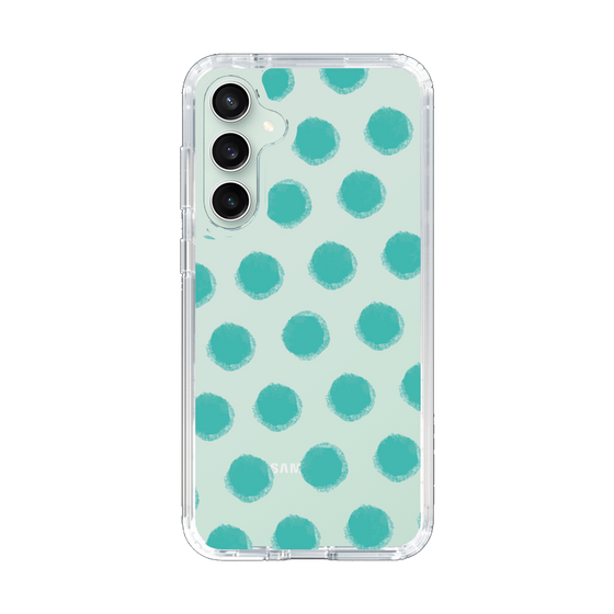 Slim Protection Case［ Original - Favorite Color Polka Dots - Green ］