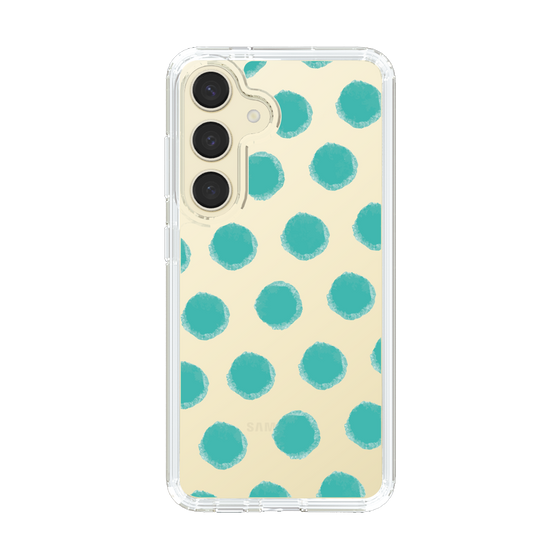 Slim Protection Case［ Original - Favorite Color Polka Dots - Green ］