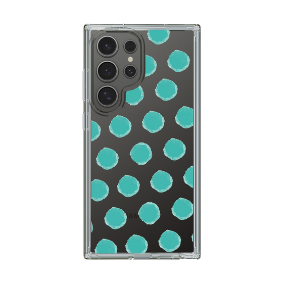 Slim Protection Case［ Original - Favorite Color Polka Dots - Green ］