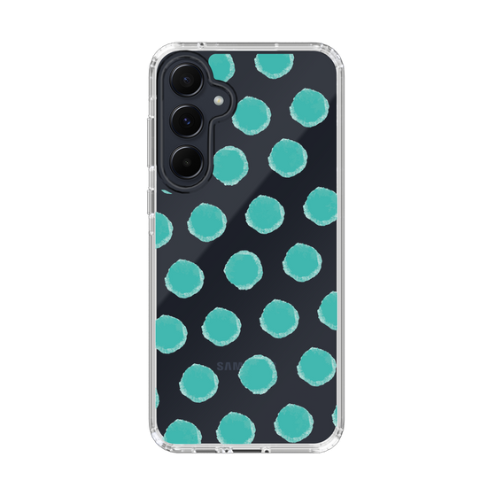 Slim Protection Case［ オリジナル - 推し色水玉 - Green ］