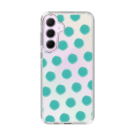 Slim Protection Case［ オリジナル - 推し色水玉 - Green ］