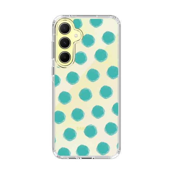 Slim Protection Case［ オリジナル - 推し色水玉 - Green ］