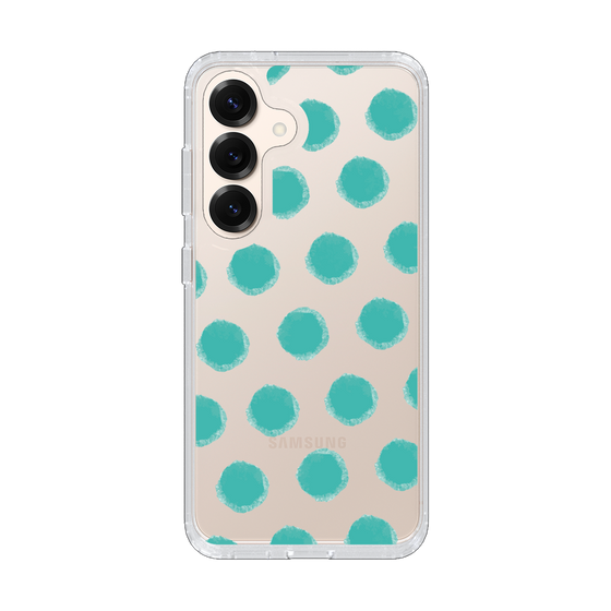 Slim Protection Case［ Original - Favorite Color Polka Dots - Green ］