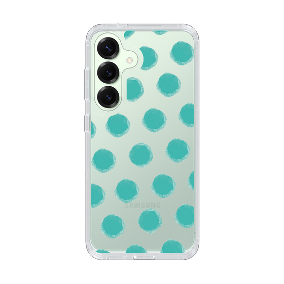 Slim Protection Case［ Original - Favorite Color Polka Dots - Green ］