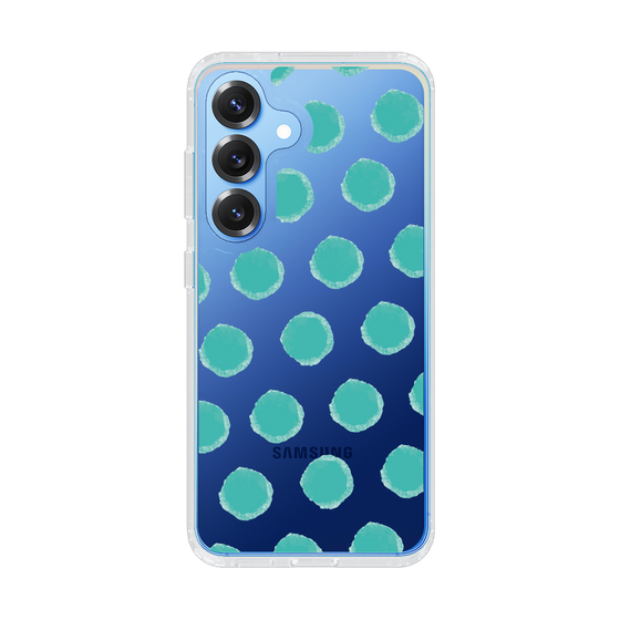 Slim Protection Case［ Original - Favorite Color Polka Dots - Green ］