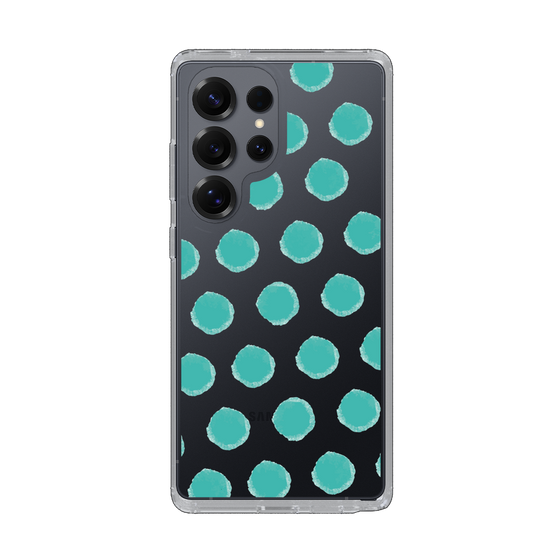 Slim Protection Case［ Original - Favorite Color Polka Dots - Green ］