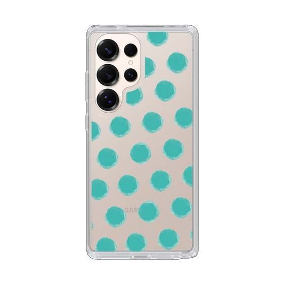 Slim Protection Case［ Original - Favorite Color Polka Dots - Green ］