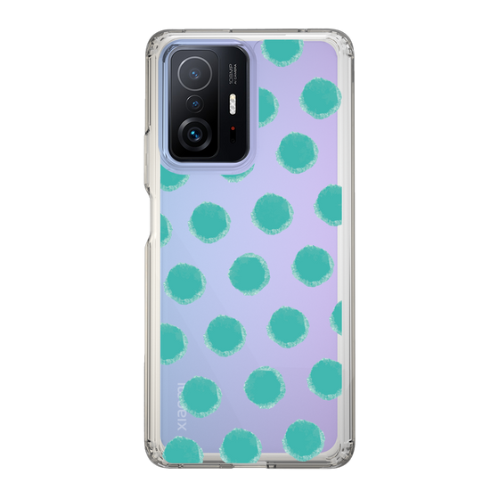 Slim Protection Case［ Original - Favorite Color Polka Dots - Green ］