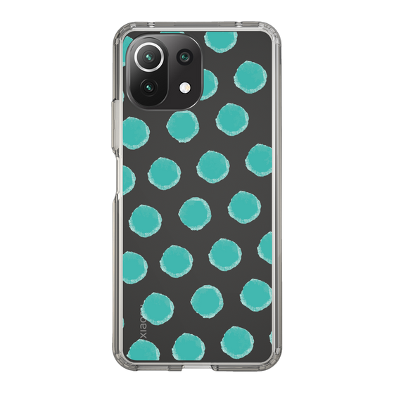 Slim Protection Case［ Original - Favorite Color Polka Dots - Green ］