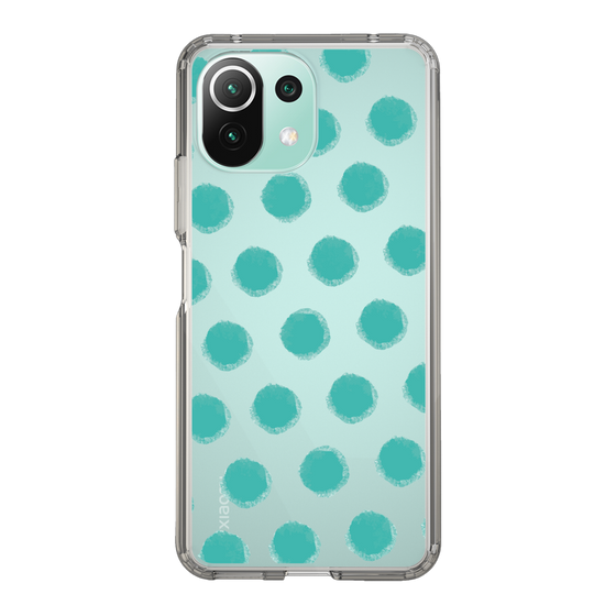 Slim Protection Case［ Original - Favorite Color Polka Dots - Green ］