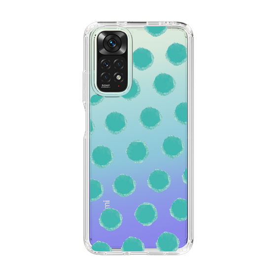 Slim Protection Case［ Original - Favorite Color Polka Dots - Green ］