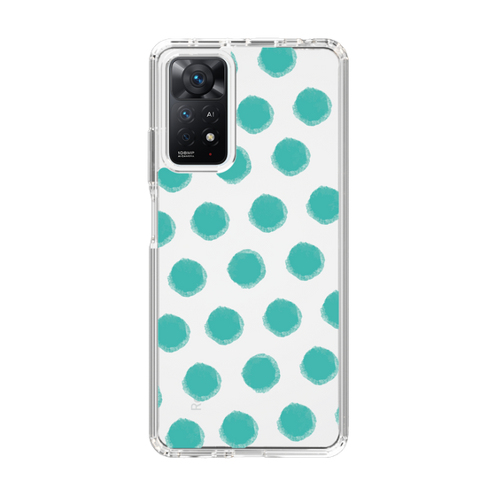 Slim Protection Case［ Original - Favorite Color Polka Dots - Green ］