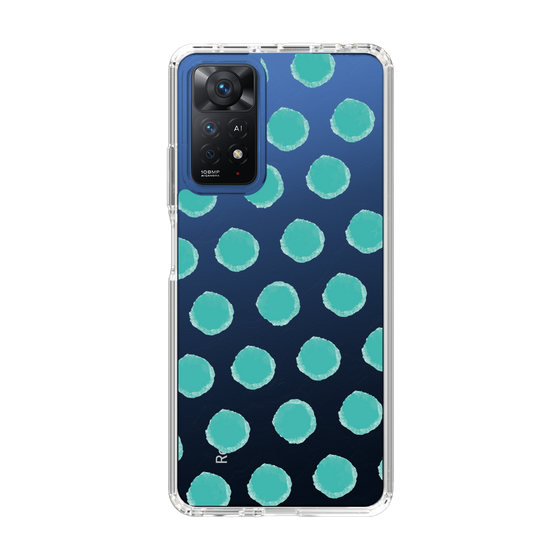 Slim Protection Case［ Original - Favorite Color Polka Dots - Green ］