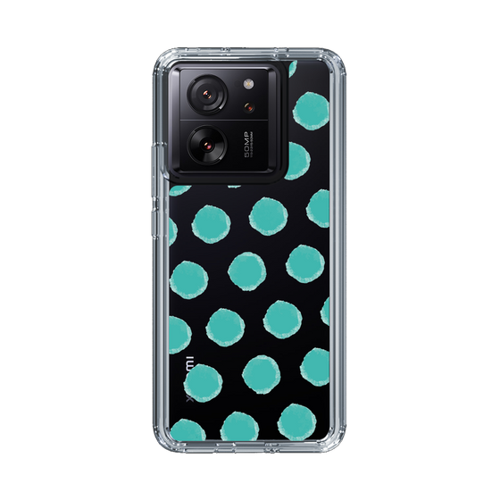 Slim Protection Case［ Original - Favorite Color Polka Dots - Green ］