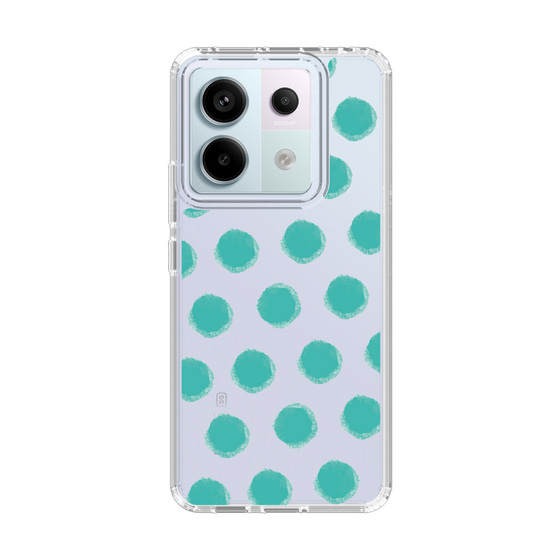 Slim Protection Case［ Original - Favorite Color Polka Dots - Green ］
