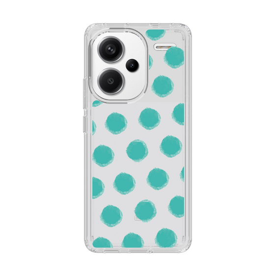 Slim Protection Case［ Original - Favorite Color Polka Dots - Green ］