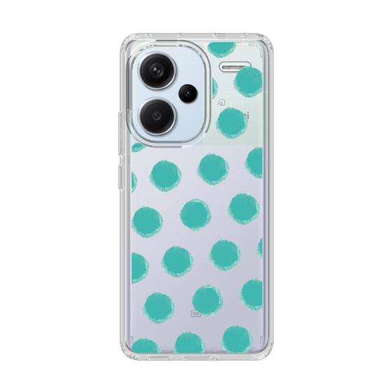 Slim Protection Case［ Original - Favorite Color Polka Dots - Green ］