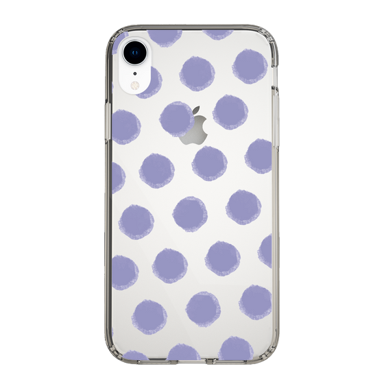 Slim Protection Case［ Original - Favorite Color Polka Dots - Purple ］