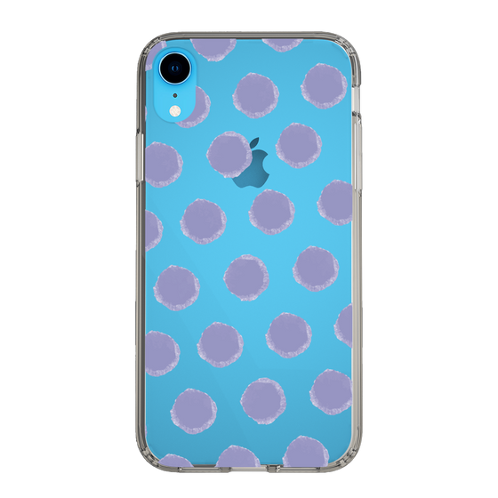Slim Protection Case［ Original - Favorite Color Polka Dots - Purple ］