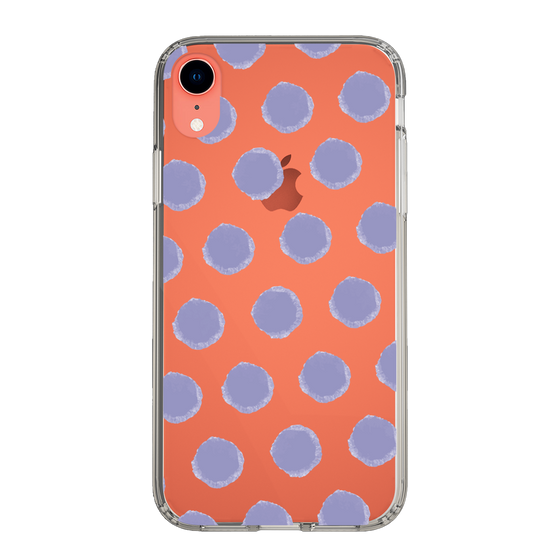 Slim Protection Case［ Original - Favorite Color Polka Dots - Purple ］