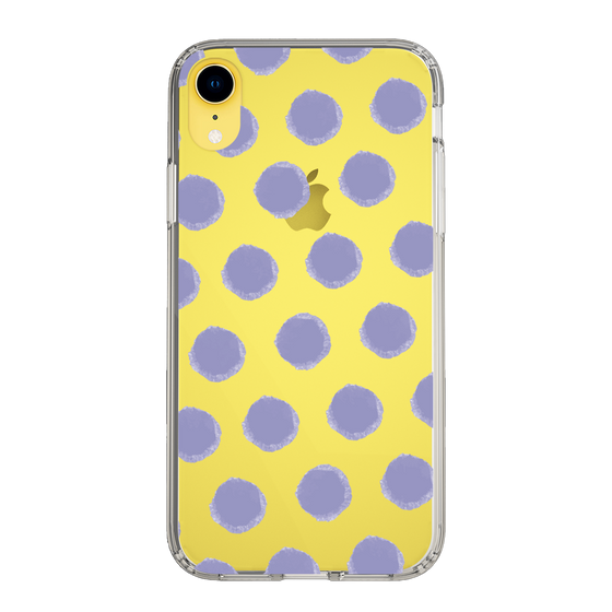 Slim Protection Case［ Original - Favorite Color Polka Dots - Purple ］