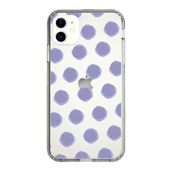 Slim Protection Case［ Original - Favorite Color Polka Dots - Purple ］