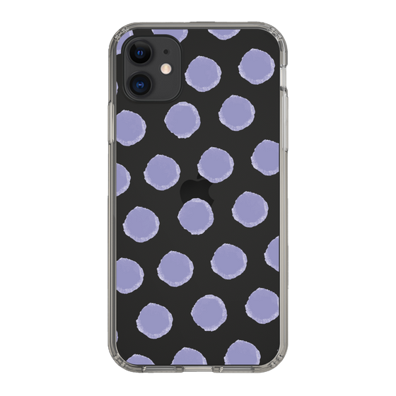 Slim Protection Case［ Original - Favorite Color Polka Dots - Purple ］