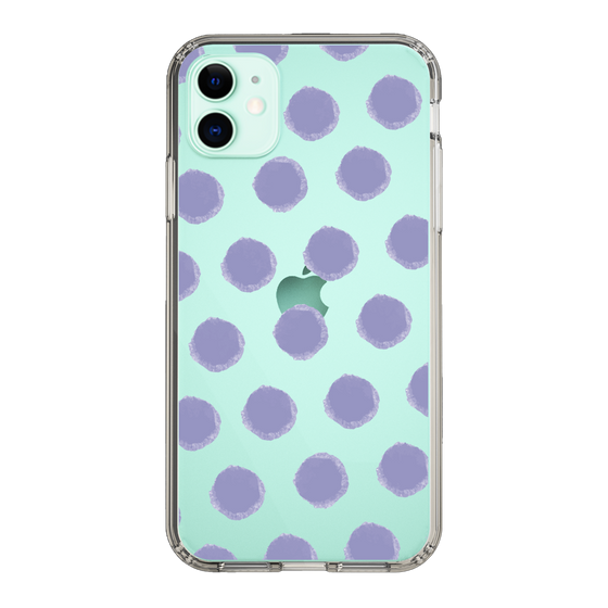 Slim Protection Case［ Original - Favorite Color Polka Dots - Purple ］