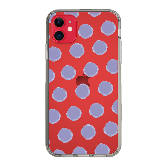 Slim Protection Case［ Original - Favorite Color Polka Dots - Purple ］