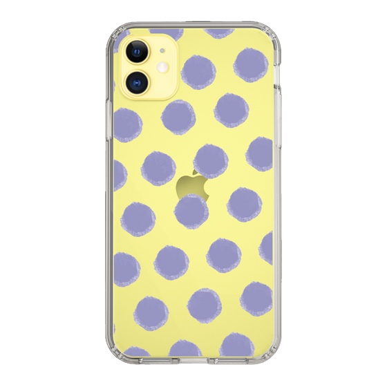Slim Protection Case［ Original - Favorite Color Polka Dots - Purple ］