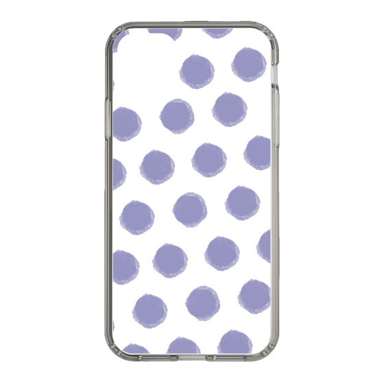 Slim Protection Case［ Original - Favorite Color Polka Dots - Purple ］