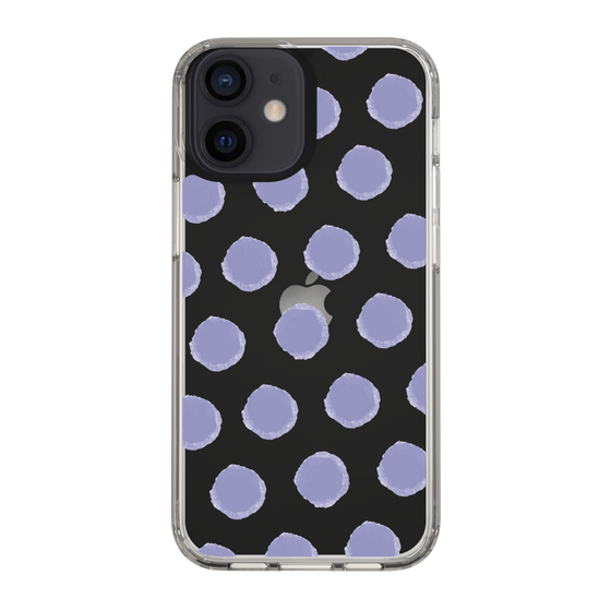 Slim Protection Case［ Original - Favorite Color Polka Dots - Purple ］