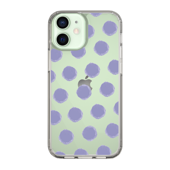 Slim Protection Case［ Original - Favorite Color Polka Dots - Purple ］