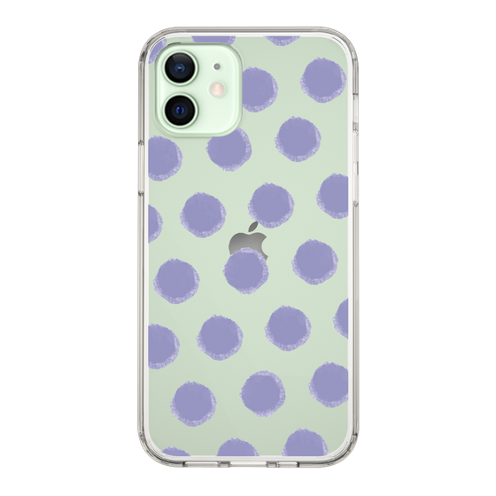 Slim Protection Case［ Original - Favorite Color Polka Dots - Purple ］
