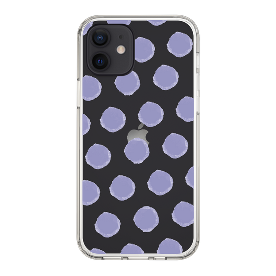 Slim Protection Case［ Original - Favorite Color Polka Dots - Purple ］
