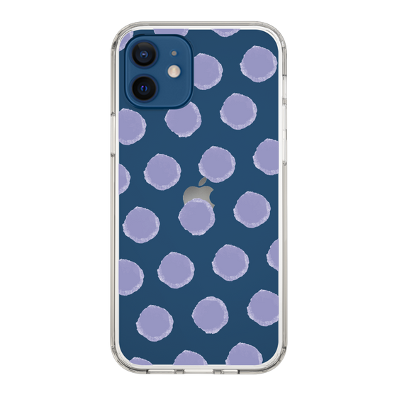 Slim Protection Case［ Original - Favorite Color Polka Dots - Purple ］