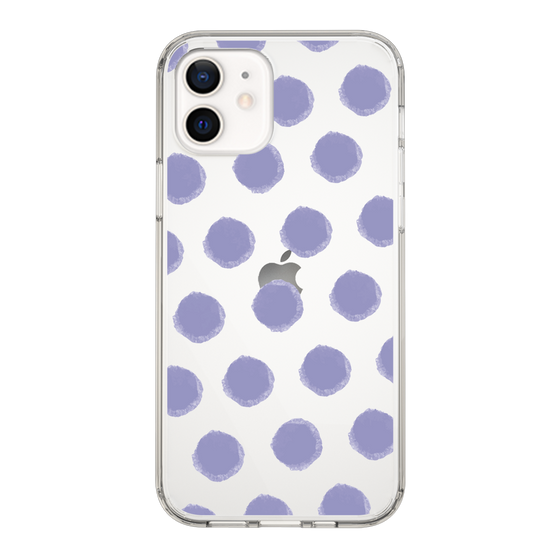 Slim Protection Case［ Original - Favorite Color Polka Dots - Purple ］
