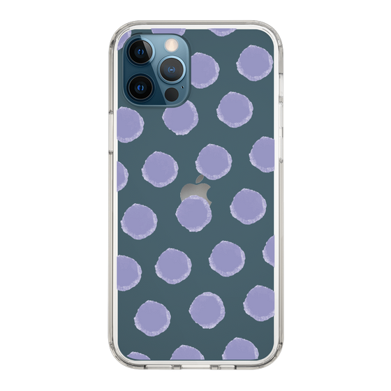 Slim Protection Case［ Original - Favorite Color Polka Dots - Purple ］