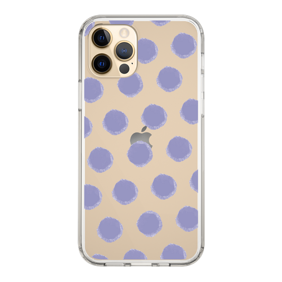 Slim Protection Case［ Original - Favorite Color Polka Dots - Purple ］