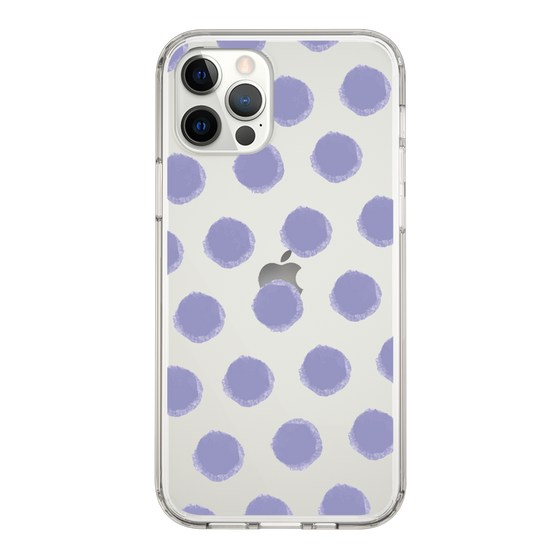 Slim Protection Case［ Original - Favorite Color Polka Dots - Purple ］