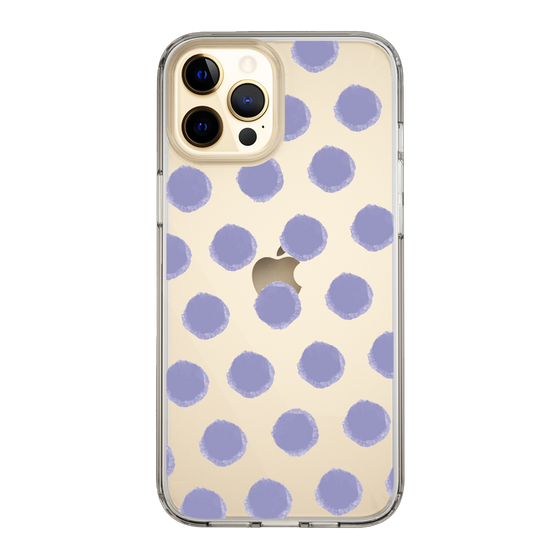 Slim Protection Case［ Original - Favorite Color Polka Dots - Purple ］