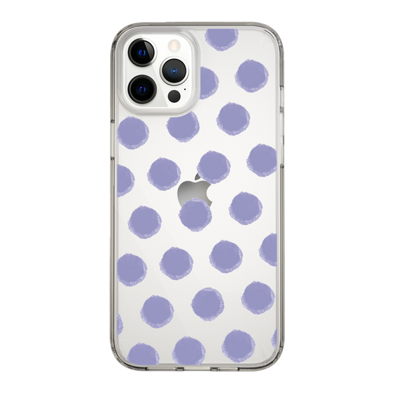 Slim Protection Case［ Original - Favorite Color Polka Dots - Purple ］