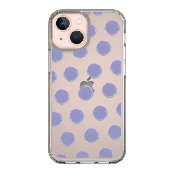 Slim Protection Case［ Original - Favorite Color Polka Dots - Purple ］