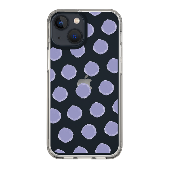 Slim Protection Case［ Original - Favorite Color Polka Dots - Purple ］