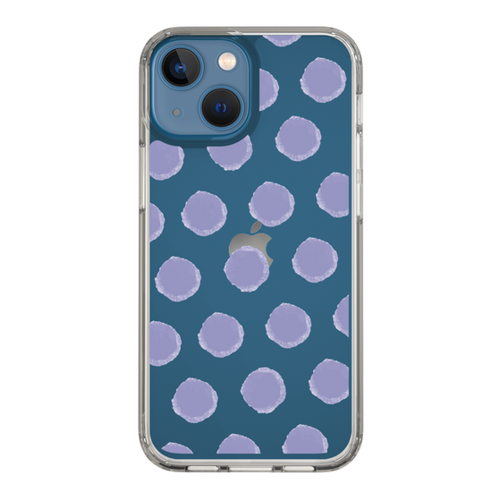 Slim Protection Case［ Original - Favorite Color Polka Dots - Purple ］