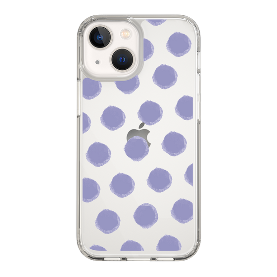 Slim Protection Case［ Original - Favorite Color Polka Dots - Purple ］
