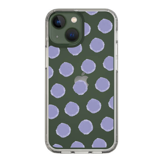 Slim Protection Case［ Original - Favorite Color Polka Dots - Purple ］