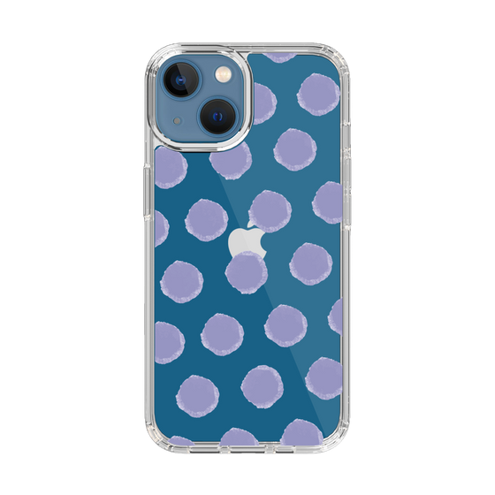 Slim Protection Case［ Original - Favorite Color Polka Dots - Purple ］