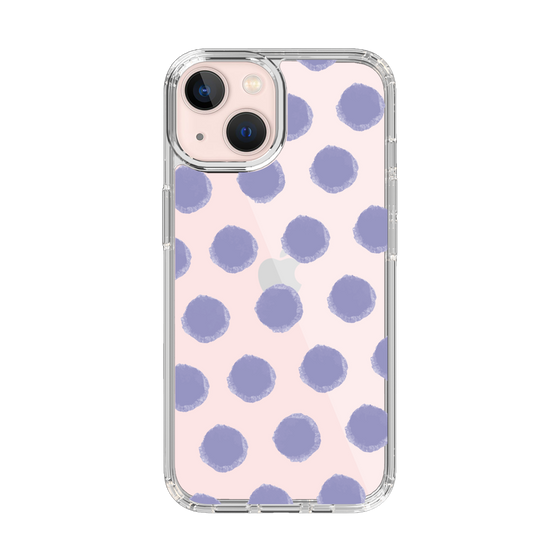 Slim Protection Case［ Original - Favorite Color Polka Dots - Purple ］