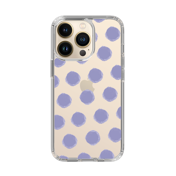 Slim Protection Case［ Original - Favorite Color Polka Dots - Purple ］